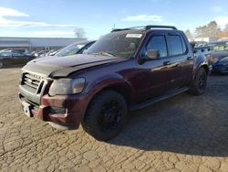 Salvage cars for sale from Copart New Britain, CT: 2007 Ford Explorer Sport Trac Limited