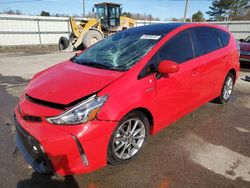 Toyota salvage cars for sale: 2017 Toyota Prius V