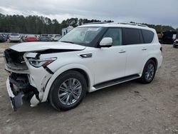 Salvage cars for sale at auction: 2021 Infiniti QX80 Luxe