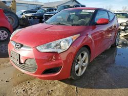 Salvage cars for sale at Pekin, IL auction: 2015 Hyundai Veloster