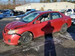 Salvage cars for sale at Exeter, RI auction: 2012 Toyota Corolla Base