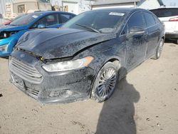 Salvage cars for sale at Pekin, IL auction: 2015 Ford Fusion Titanium