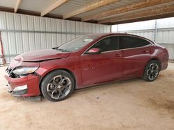 Salvage cars for sale at Andrews, TX auction: 2022 Chevrolet Malibu LT