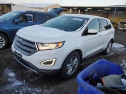 Carros salvage para piezas a la venta en subasta: 2016 Ford Edge SEL