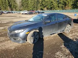 Salvage cars for sale at Graham, WA auction: 2016 Honda Civic EX