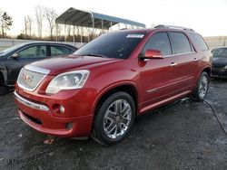 Salvage cars for sale at Spartanburg, SC auction: 2012 GMC Acadia Denali