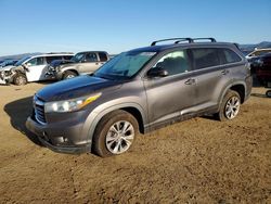 Salvage cars for sale at auction: 2015 Toyota Highlander XLE