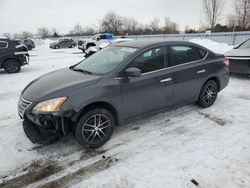 Salvage cars for sale from Copart Ontario Auction, ON: 2014 Nissan Sentra S