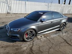 Salvage cars for sale at Van Nuys, CA auction: 2017 Audi S3 Premium Plus