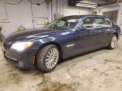 Salvage cars for sale from Copart Wheeling, IL: 2011 BMW 750 LXI