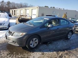 Vehiculos salvage en venta de Copart Exeter, RI: 2013 Honda Civic LX