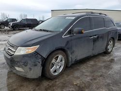 Salvage cars for sale at Rocky View County, AB auction: 2013 Honda Odyssey Touring