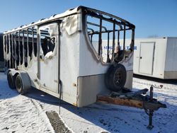 Salvage trucks for sale at Des Moines, IA auction: 2001 Wells Cargo Trailer