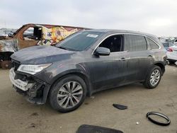 Salvage cars for sale at Martinez, CA auction: 2014 Acura MDX Technology