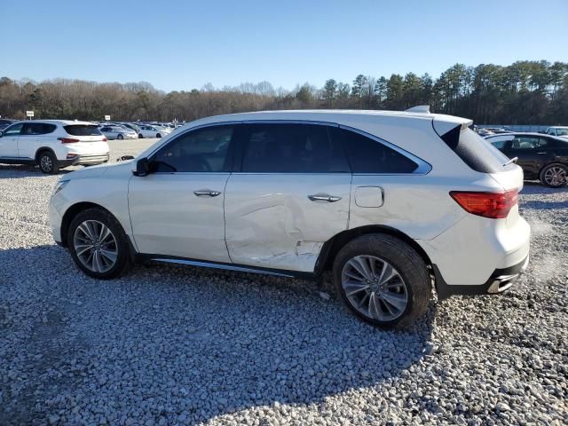 2017 Acura MDX Technology