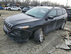 Salvage cars for sale at Waldorf, MD auction: 2017 Jeep Cherokee Latitude