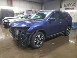 Salvage cars for sale at Elgin, IL auction: 2017 Nissan Rogue SV