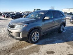 Salvage cars for sale at Kansas City, KS auction: 2015 KIA Sorento EX