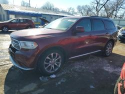 Salvage cars for sale at Wichita, KS auction: 2017 Dodge Durango SXT