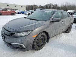 Salvage cars for sale from Copart Cookstown, ON: 2019 Honda Civic Touring