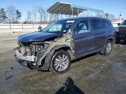 Salvage cars for sale at Spartanburg, SC auction: 2019 Honda Pilot EXL