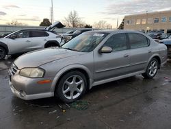 Salvage cars for sale at Littleton, CO auction: 2001 Nissan Maxima GXE