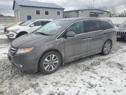 Salvage cars for sale at Barberton, OH auction: 2016 Honda Odyssey Touring