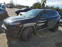 Jeep salvage cars for sale: 2017 Jeep Cherokee Latitude