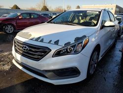 Salvage cars for sale at Littleton, CO auction: 2017 Hyundai Sonata Sport