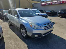 Buy Salvage Cars For Sale now at auction: 2014 Subaru Outback 2.5I Premium