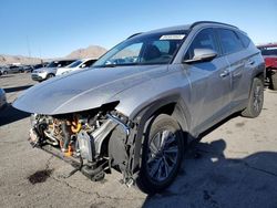 Salvage cars for sale at North Las Vegas, NV auction: 2022 Hyundai Tucson Blue