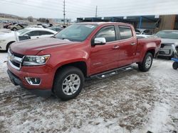 Salvage trucks for sale at Colorado Springs, CO auction: 2016 Chevrolet Colorado LT