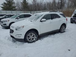 Chevrolet salvage cars for sale: 2017 Chevrolet Equinox LT