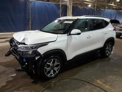 Salvage cars for sale at Woodhaven, MI auction: 2023 KIA Seltos EX