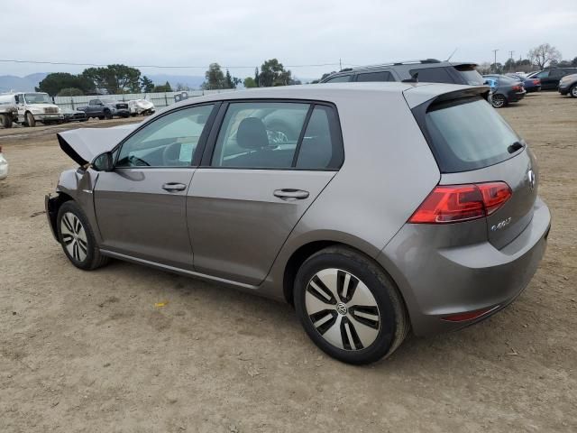 2016 Volkswagen E-GOLF SE