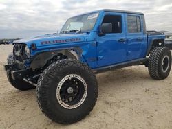 Salvage cars for sale at San Antonio, TX auction: 2021 Jeep Gladiator Rubicon