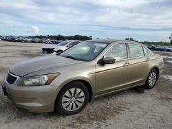 Salvage cars for sale at West Palm Beach, FL auction: 2009 Honda Accord LX