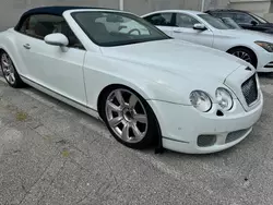 2008 Bentley Continental GTC en venta en West Palm Beach, FL