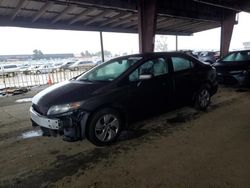 Salvage cars for sale at American Canyon, CA auction: 2015 Honda Civic LX