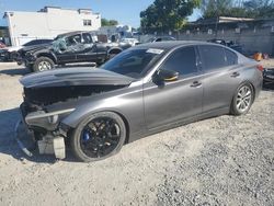 Infiniti q50 salvage cars for sale: 2015 Infiniti Q50 Base