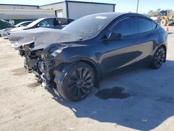 Salvage cars for sale at Orlando, FL auction: 2024 Tesla Model Y