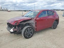 Salvage cars for sale at New Braunfels, TX auction: 2022 Mazda CX-5 Premium Plus