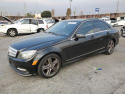 Salvage cars for sale at Wilmington, CA auction: 2011 Mercedes-Benz C300