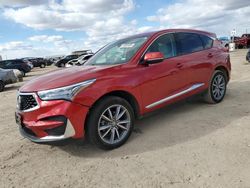 Salvage cars for sale at Amarillo, TX auction: 2019 Acura RDX Technology