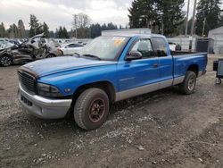 Dodge salvage cars for sale: 1999 Dodge Dakota CLU