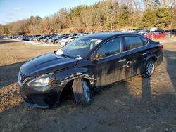 Salvage cars for sale at North Billerica, MA auction: 2018 Nissan Sentra S