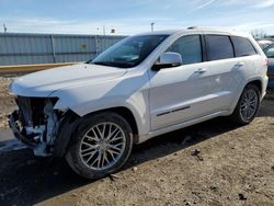 Salvage cars for sale at Dyer, IN auction: 2018 Jeep Grand Cherokee Summit