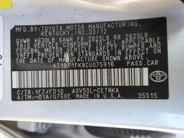 2012 Toyota Camry Base