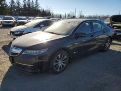 Acura salvage cars for sale: 2016 Acura TLX Tech