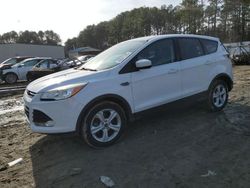 Salvage cars for sale at Seaford, DE auction: 2014 Ford Escape SE